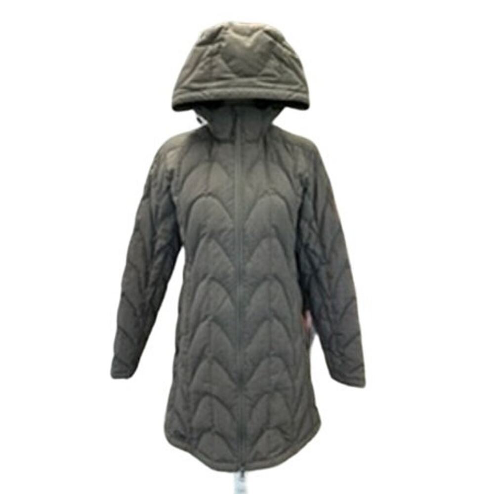 Outdoor Research‎ Grey Puffer Coat ,M, Long, Pink Interior Lining